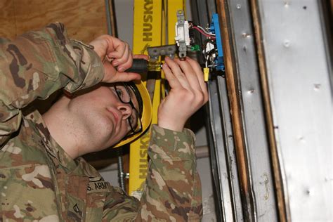 U.S. Soldiers Power Through Interior Electrician Training